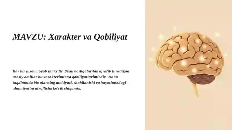Xarakter va Qobiliyat 2