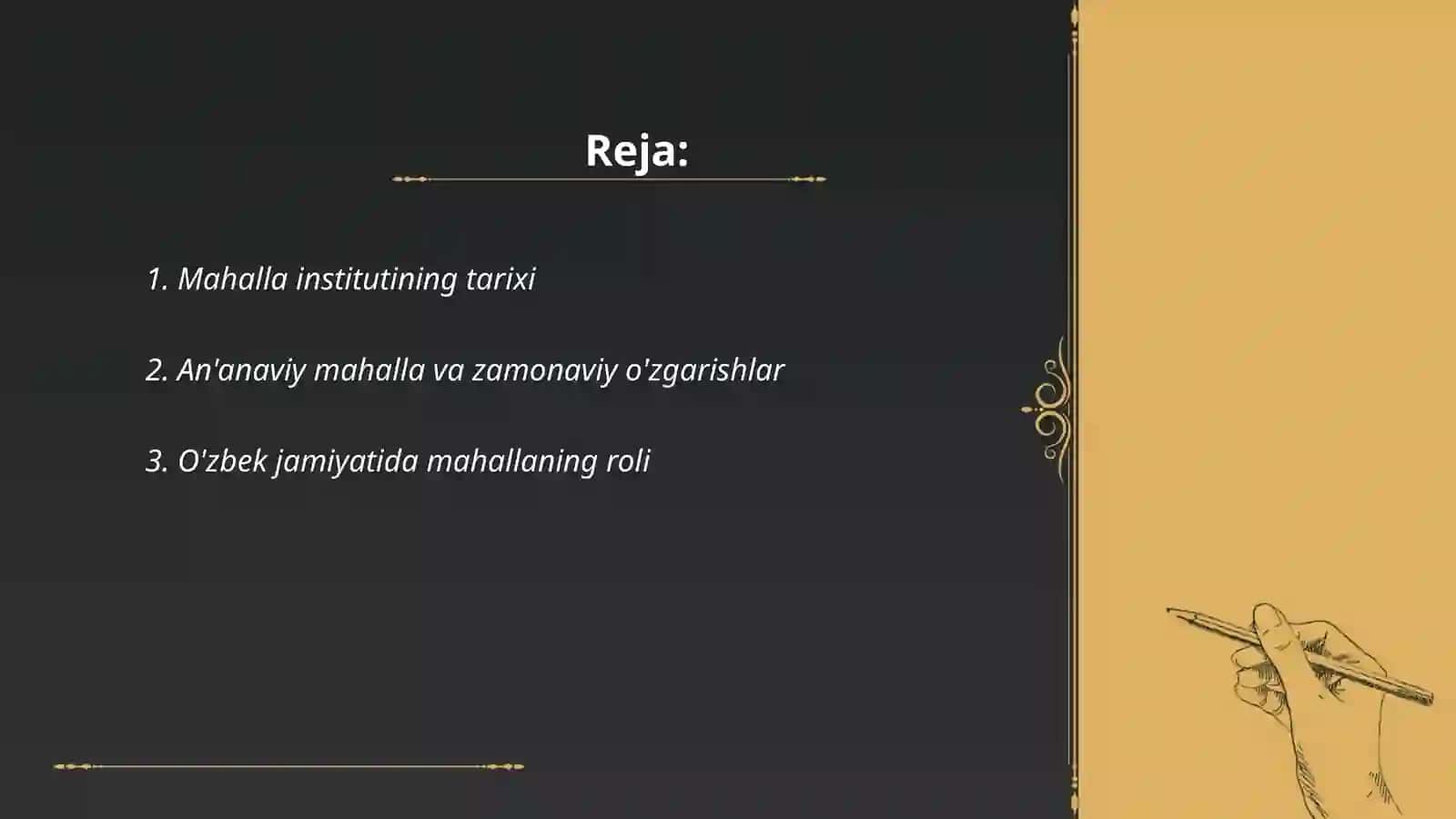 Mahalla ijtimoiylashuvning an'anaviy omili sifatida 2