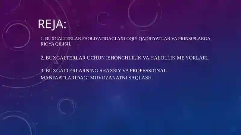 Buxgalterlar professional axloq kodeksi 2