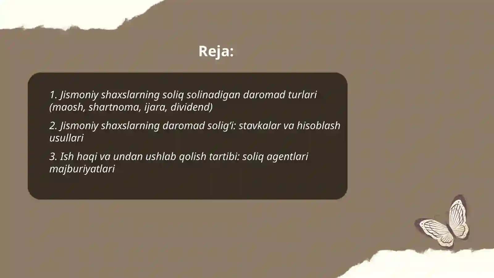 Jismoniy Shaxslarning Hisob-kitoblari Va Toʻlovlari 2
