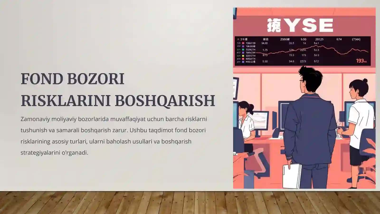 FOND BOZORI RISKLARINI BOSHQARISH 2