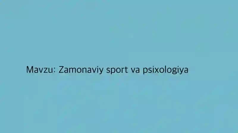 Sport Psixologiyasi 2