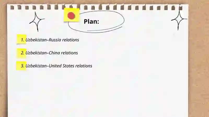 Uzbekistan and the world 2