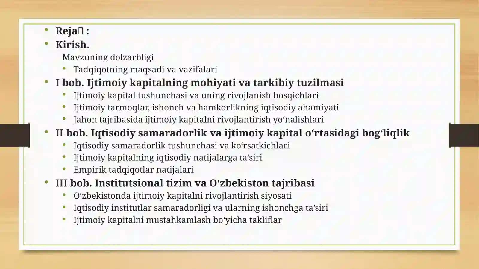 Institutsional iqtisodiyot 2