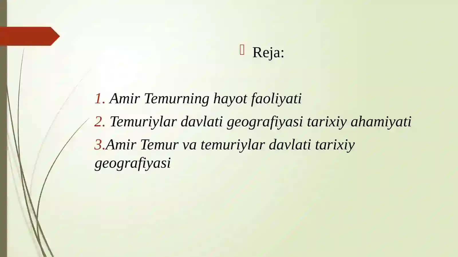 Amir Temur va temuriylar davlati tarixiy geografiyasi 2
