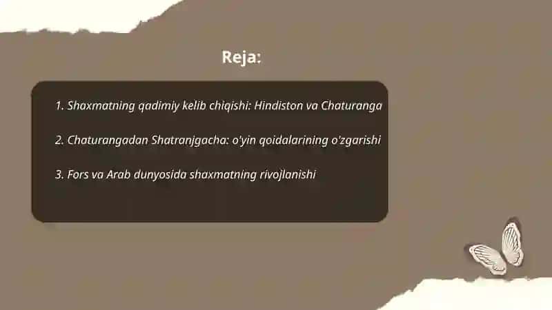 Shaxmat o'yining kelib chiqish tarixi va rivojlanish bosqichlari 2