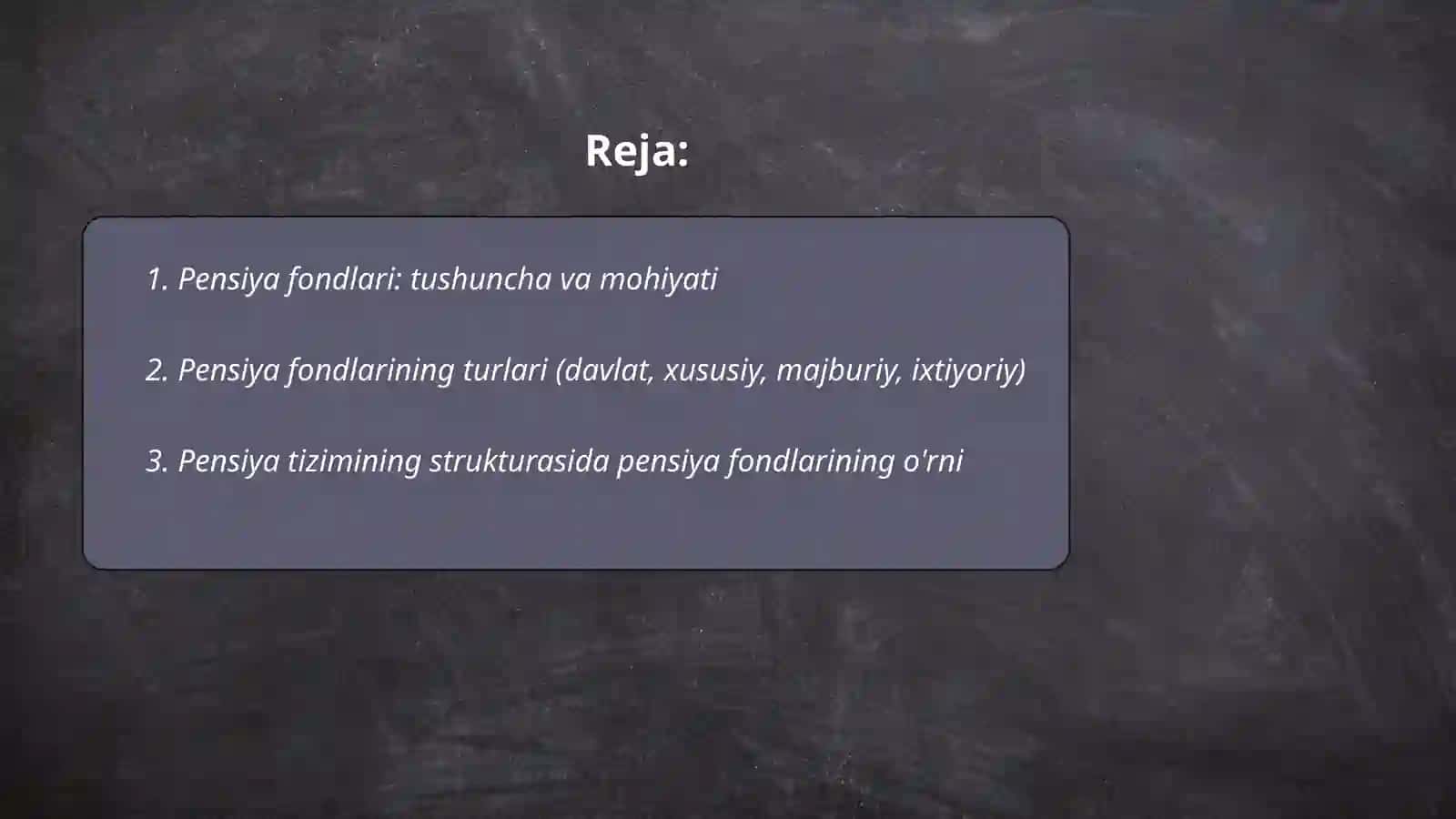 Pensiya fondlari va ularning funksiyalari 2