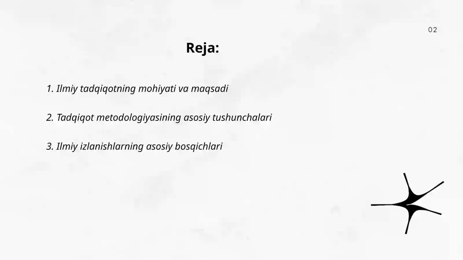 Ilmiy Tadqiqot Metodologiyasi 2