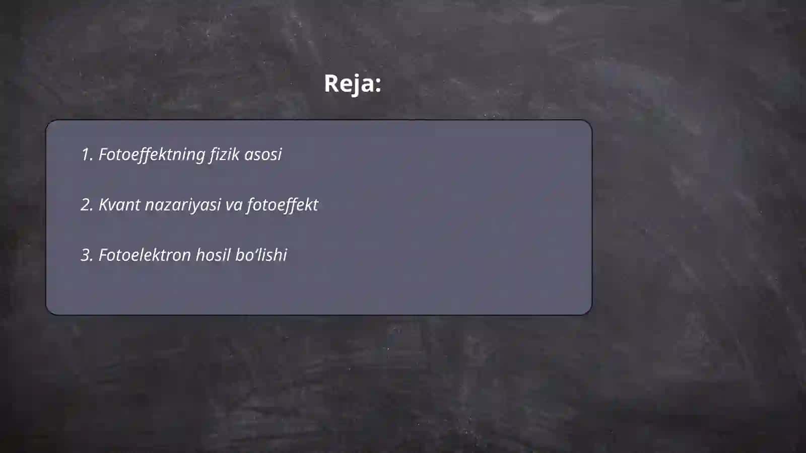 Fotoeffekt qonunlarini o‘rganish 2