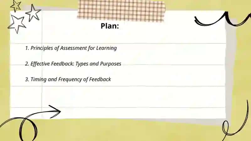 Assessment for Learning: Feedback, Scaffolding and Motivation 2