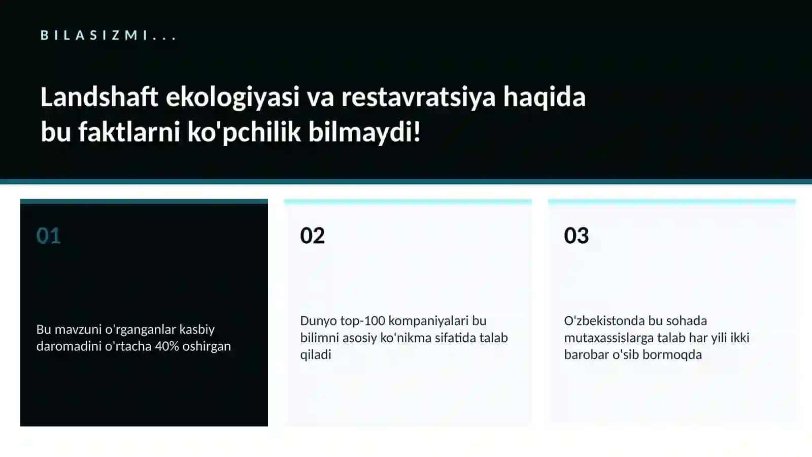 Landshaft ekologiyasi va restavratsiya 2