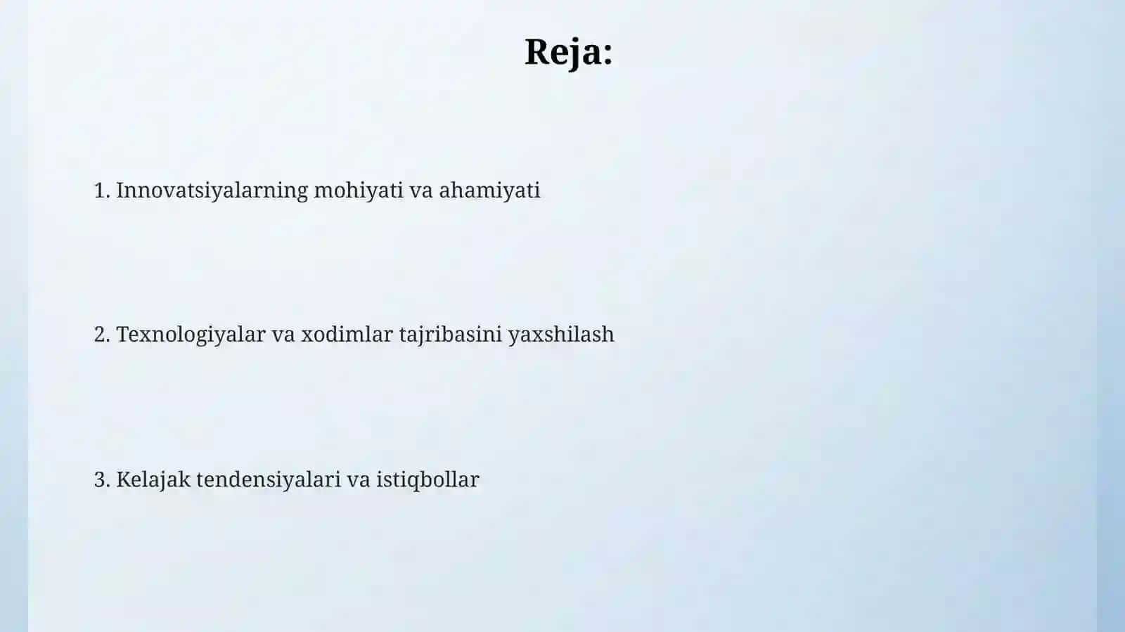 Innovatsiyalar va Insonresurslarini boshqarish 2