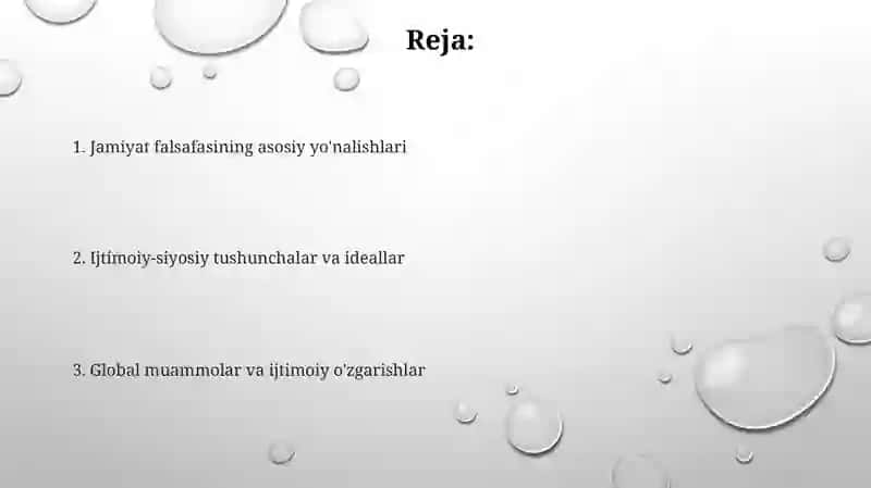 Jamiyat falsafasi 2