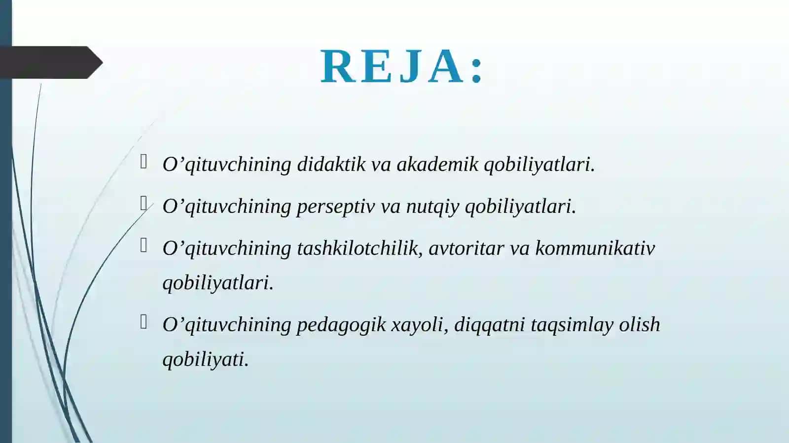 QOBILIYAT VA PEDAGOGIK QOBILIYAT HAQIDA 2
