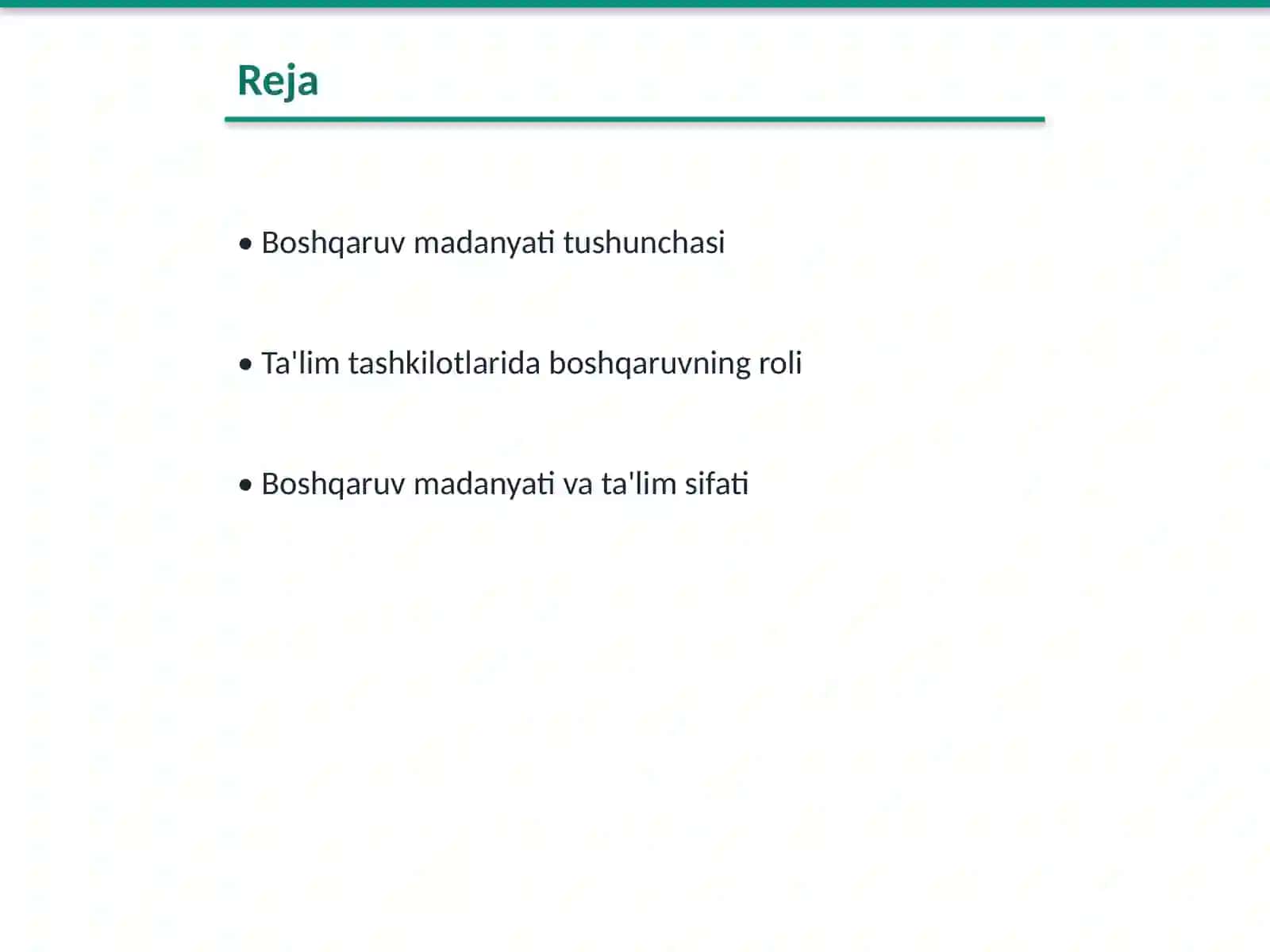 Ta'lim tashkilotlarida boshqaruv madanyati 2
