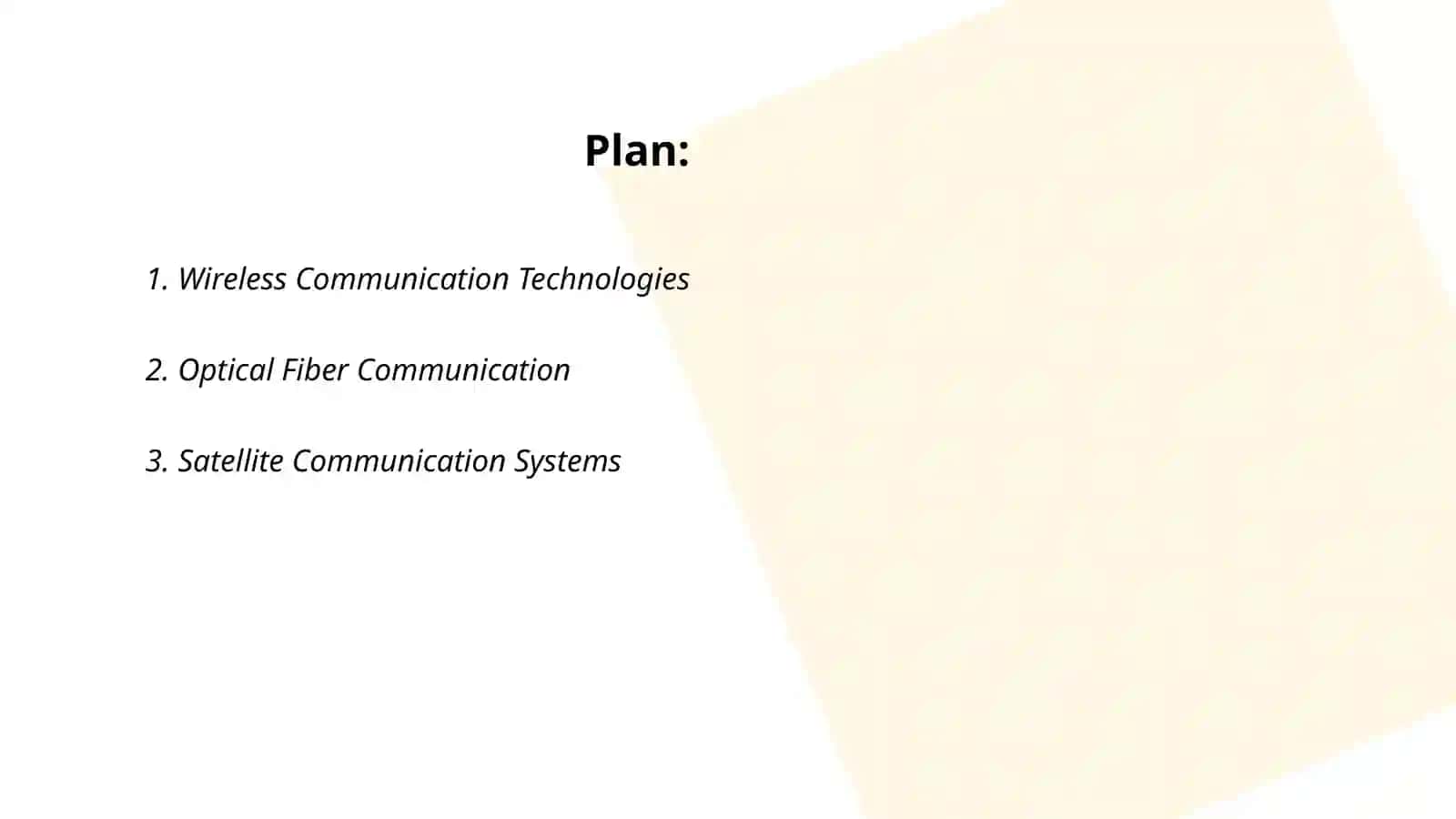 Communication Technology 2