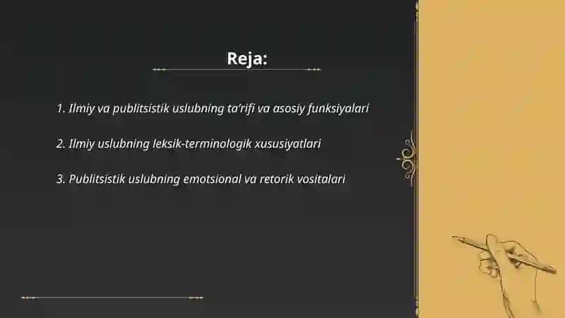 Ilmiy va publitsistik uslub 2
