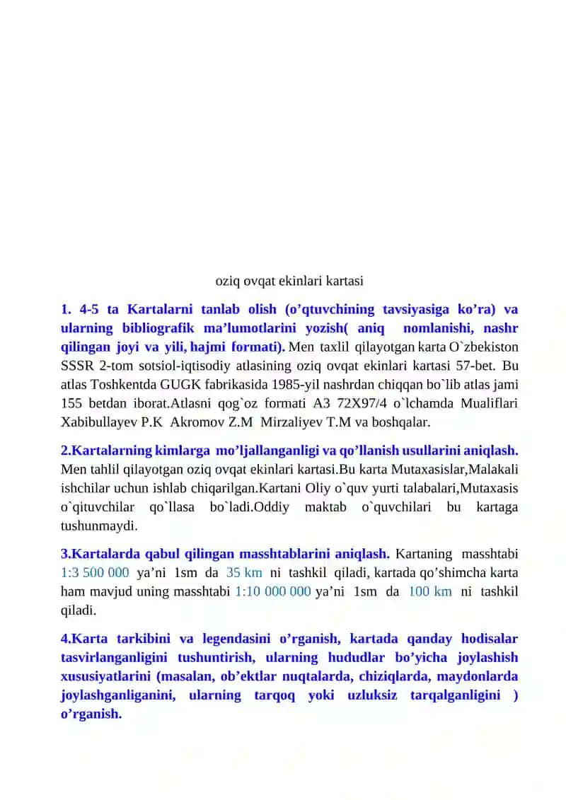 Kartografiya asoslari 2