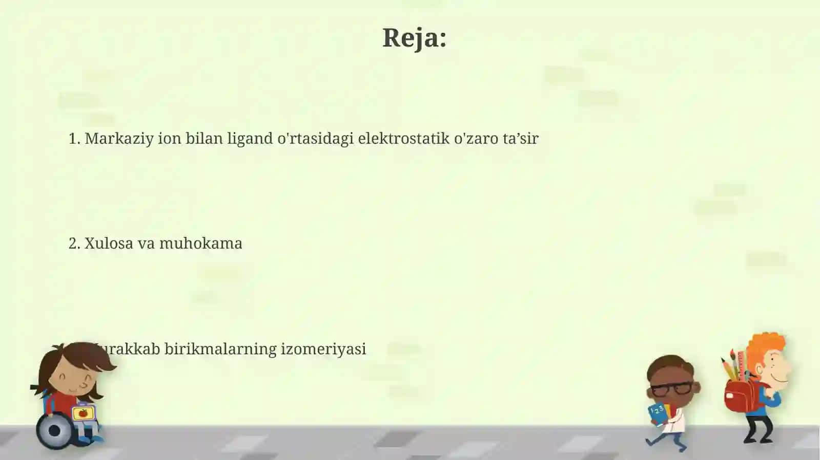 Murakkab birikmalarning izomeriyasi 2