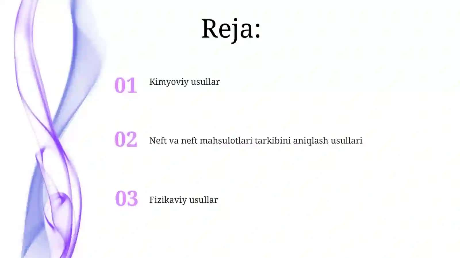 Neft va netf mahsulotlarining tarkibini aniqlash usullari 2
