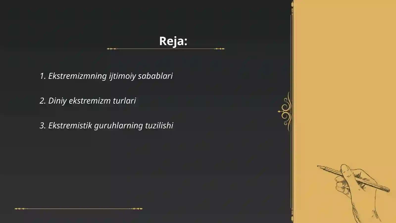 Ekstremizmni yoritish 2