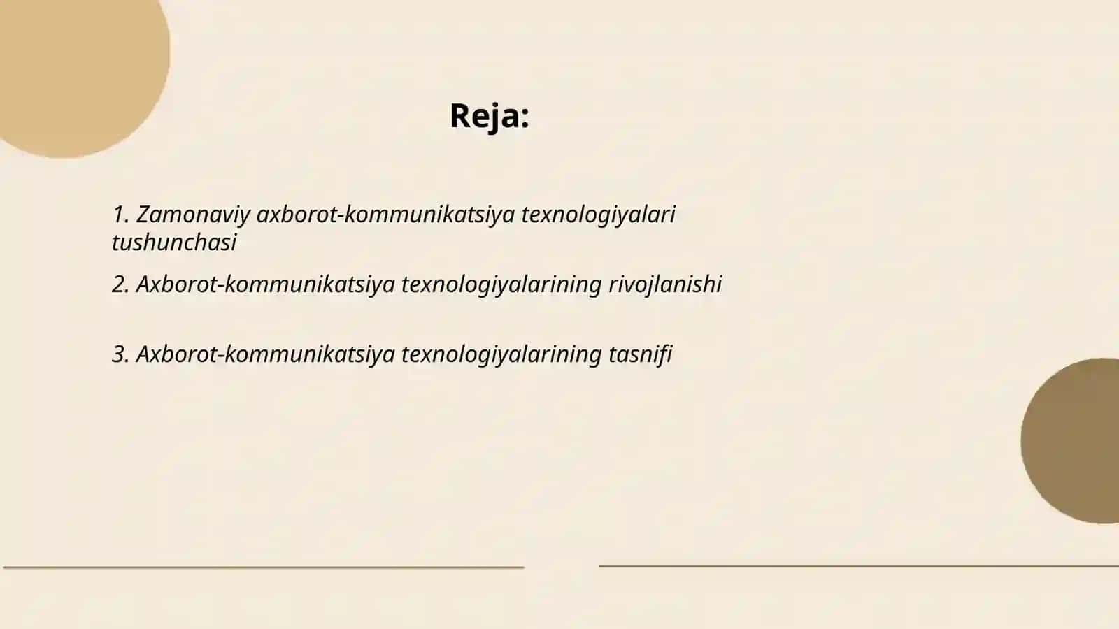 Zamonaviy axborot komunikatsiya texnalogiyalarning tushunchasi va tasnifi 2