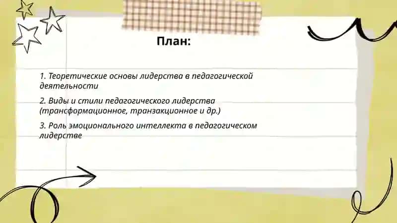 Лидерство в педагогической деятельности 2