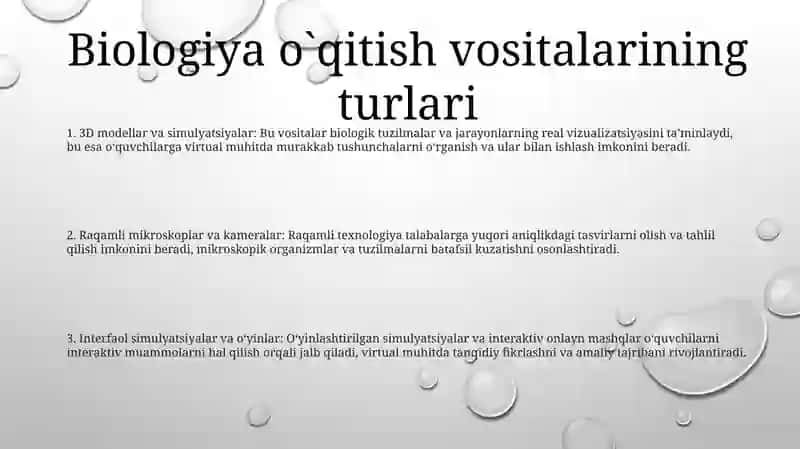 Biologiya Oʻqitish Vositalarining Turlari Va Ularning Oʻzaro Bogʻliqligi 2