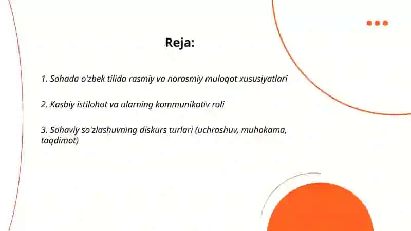 Sohada o'zbek tilini muloqot va kommunikatsiya jarayoni 2