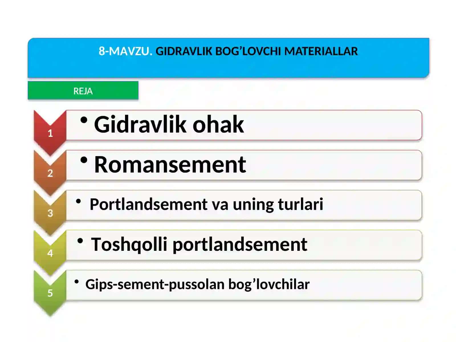 GIDRAVLIK BOG’LOVCHI MATERIALLAR 2