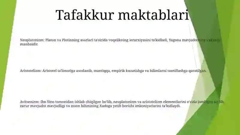 Ilk OʻRta Asr Sharq Falsafasi 2