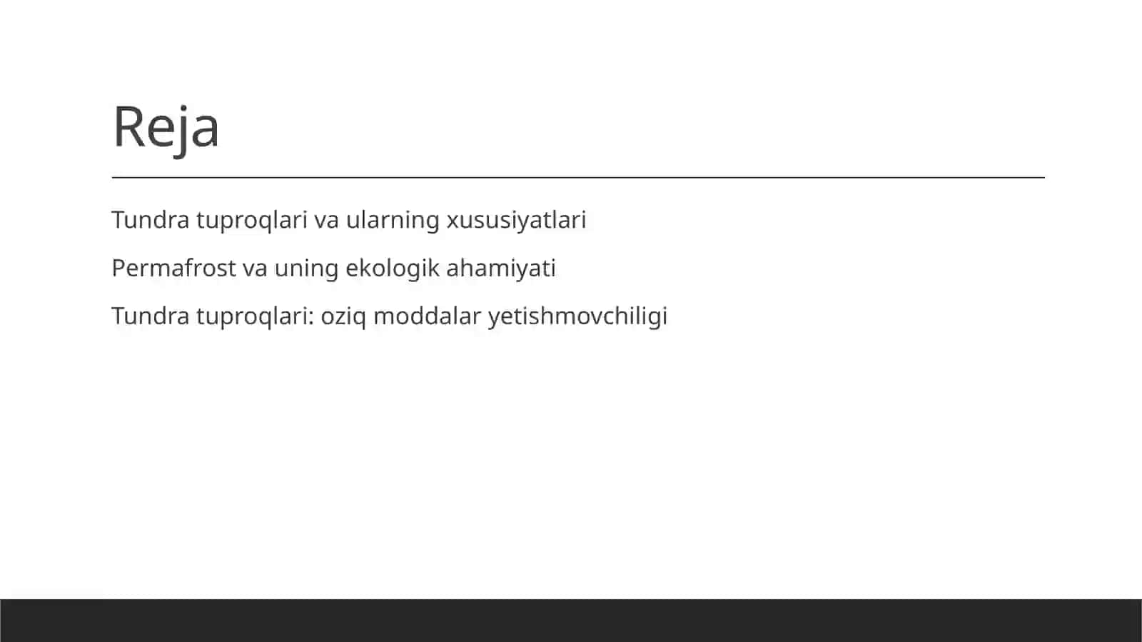 Tundra tabiat zonasi tuproqlari 2