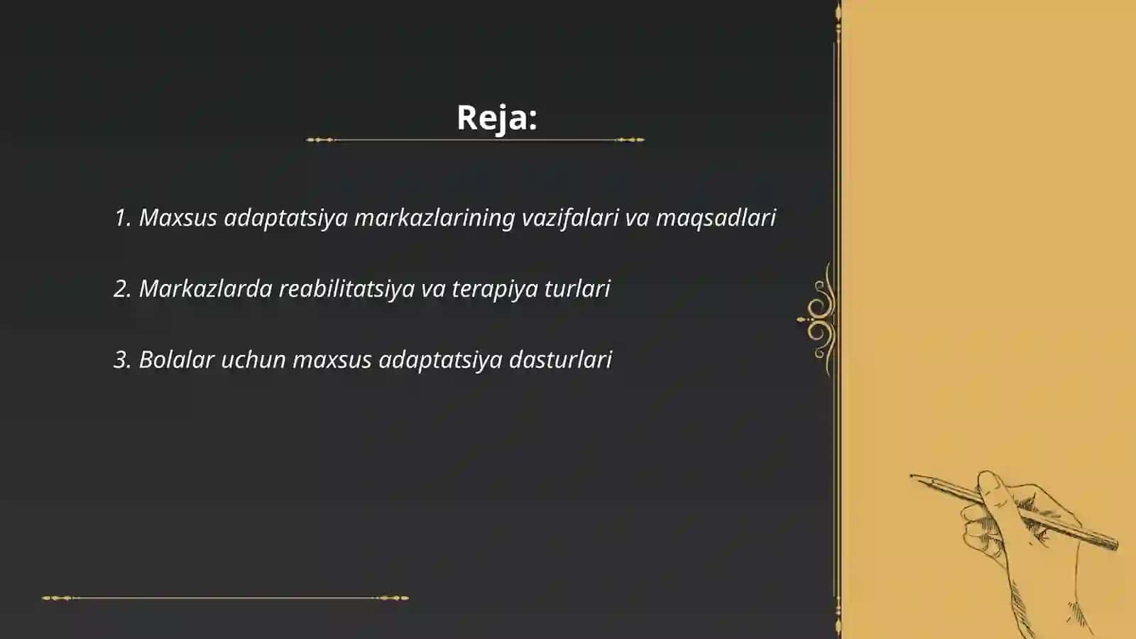 Maxsus adaptatsiya markazlari 2