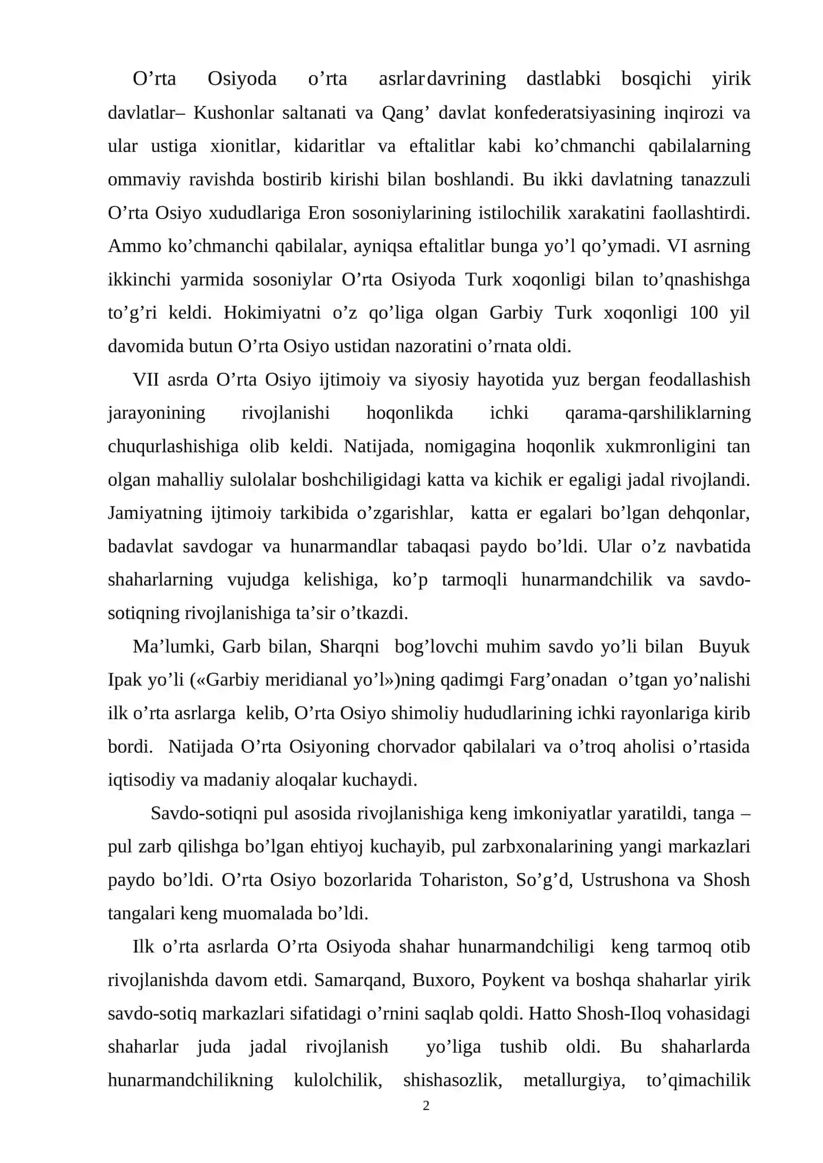O'rta Osiyo antik davri tasviriy san`at 2