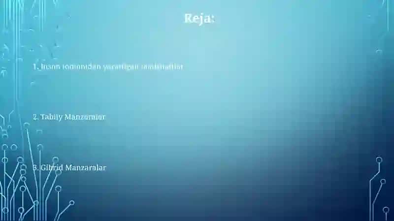 Peyzaj turlari 2