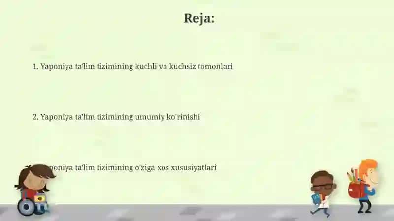 Yaponiya ta'lim tizimi va uning o'ziga xosliklari 2