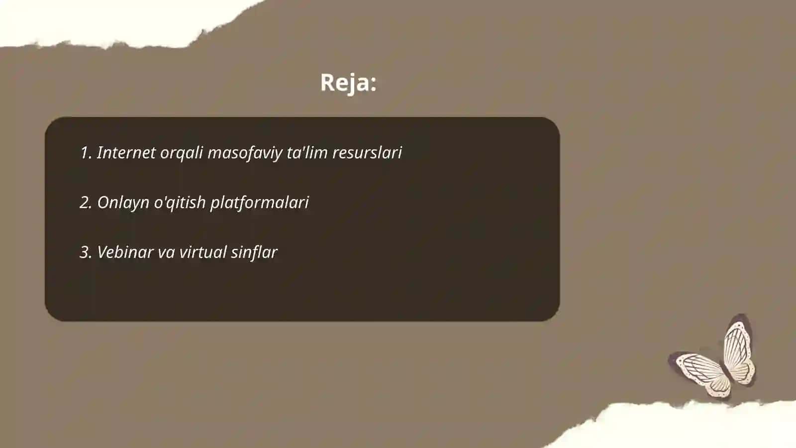Ta'lim jarayonini tashkil etishda internet xizmatlaridan foydalanish 2