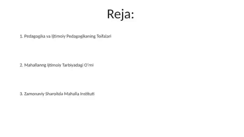 Pedagogika va Ijtimoiy Pedagogikaning Toifalari 2