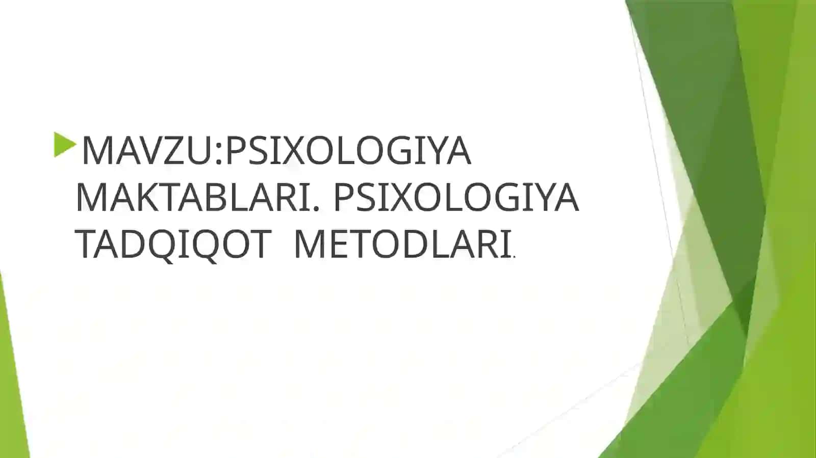 Psixologiya Maktablari 2