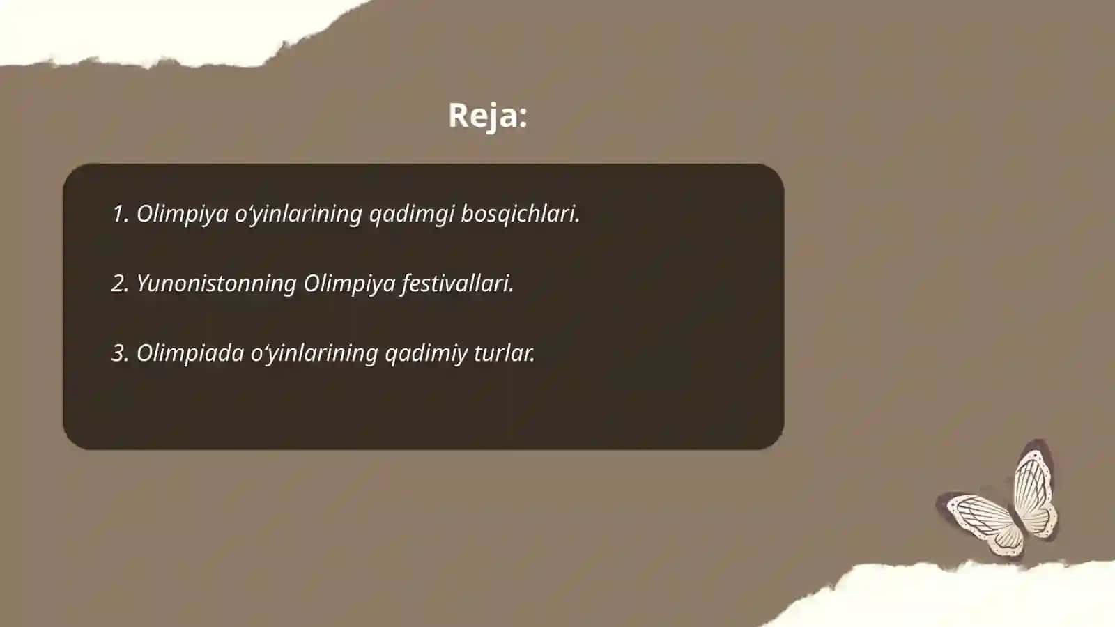 Olimpiya oʻyinlarining qadimgi bosqichlari 2