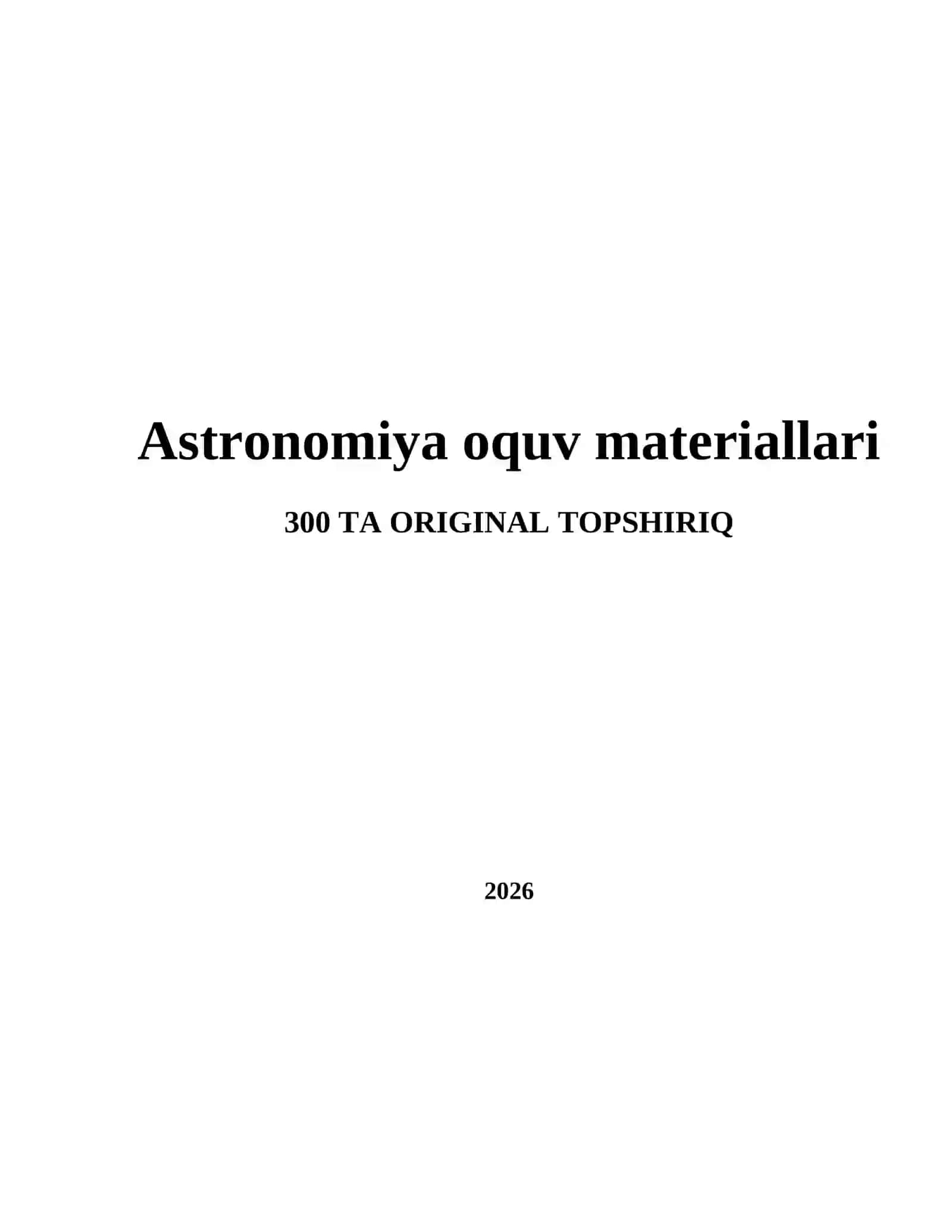 Astronomiya oquv materiallari 2