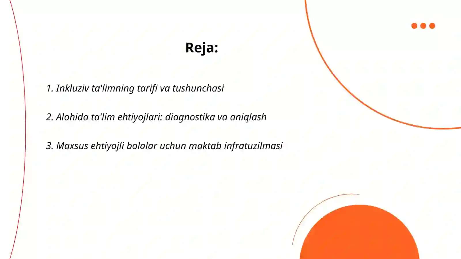 Inkluziv ta'limning tarifi va tushunchasi 2