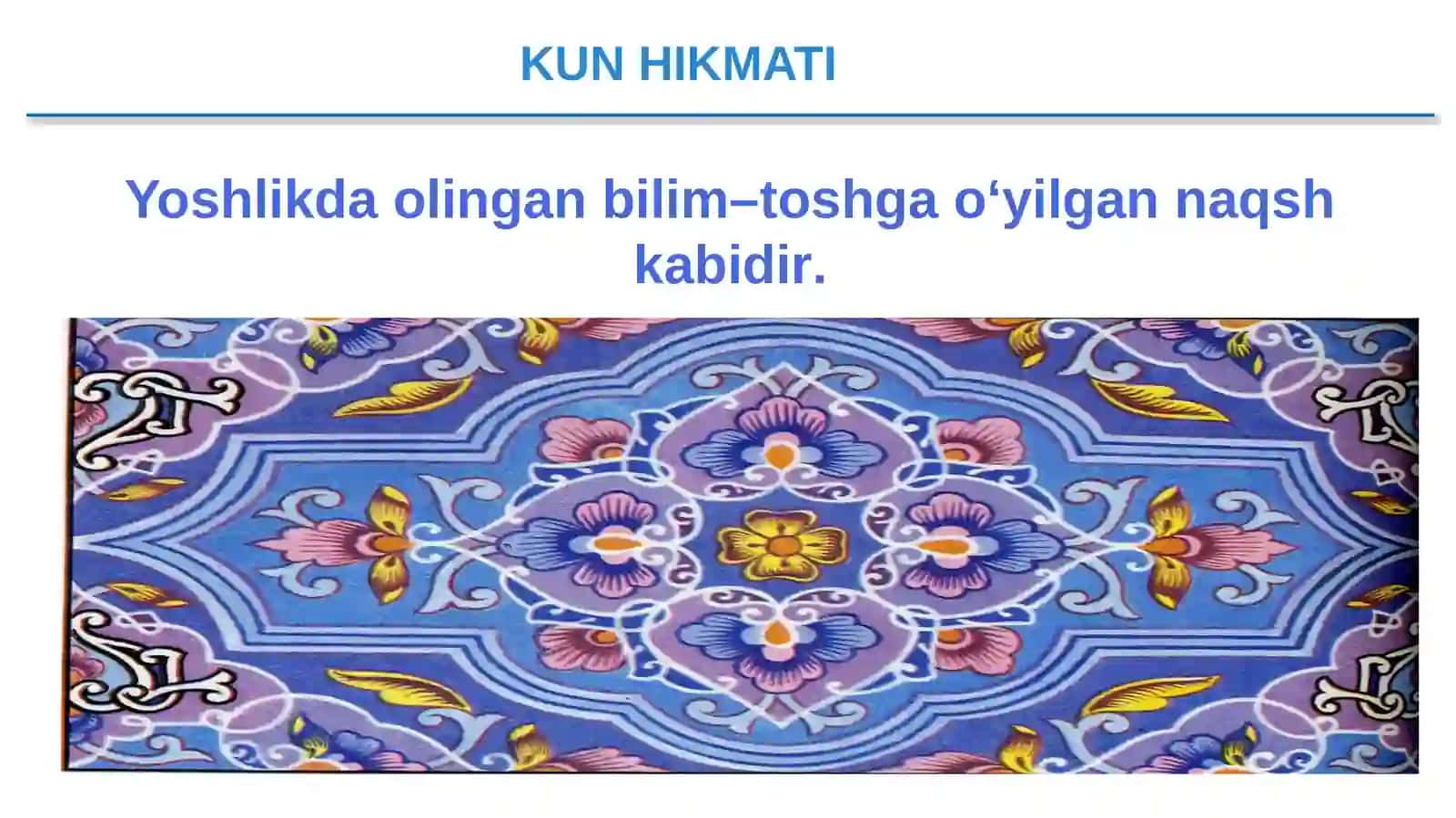 NUQTA VA VERGULNING ISHLATILISHI 2