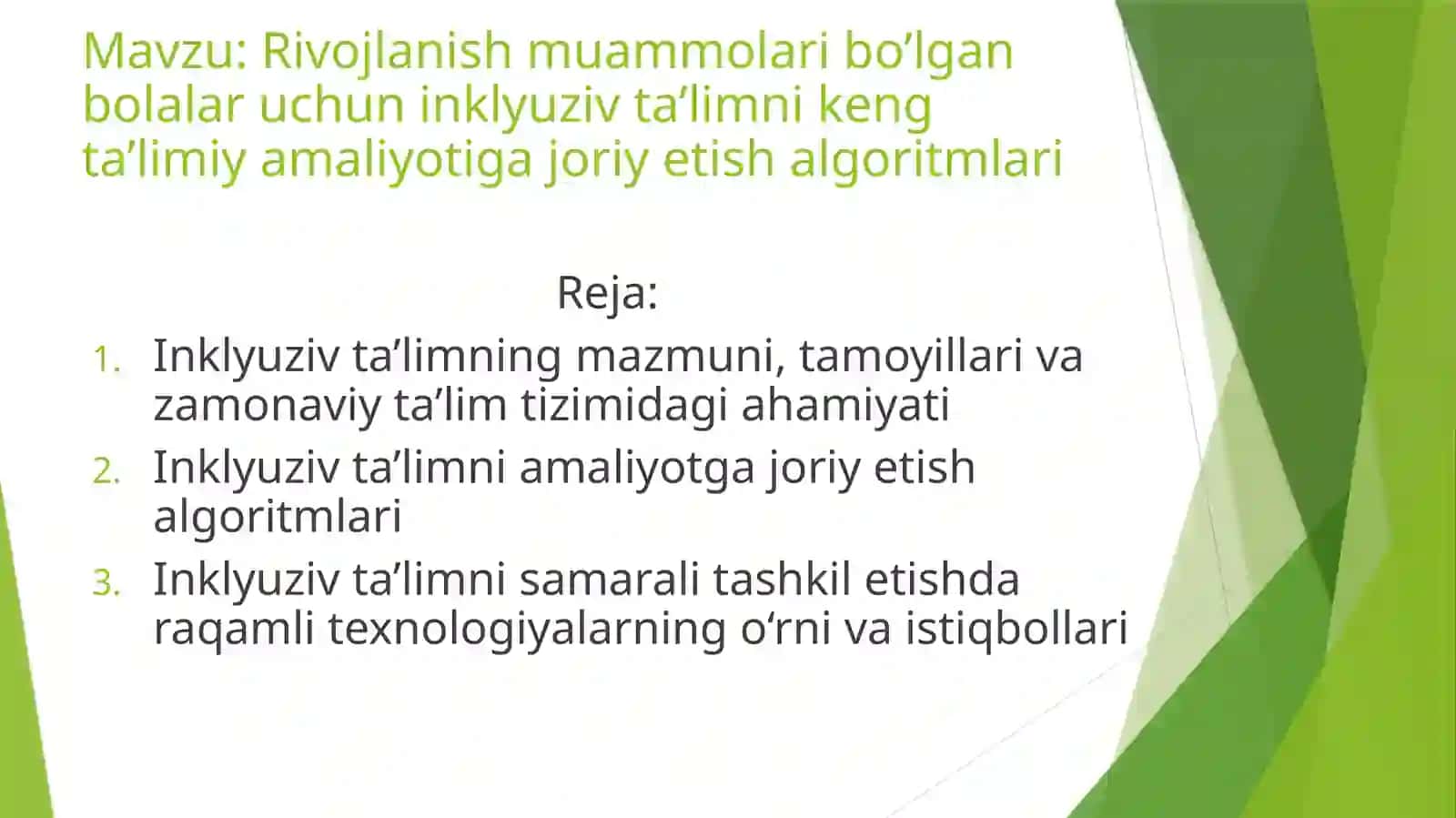 Inklyuziv ta'limning amaliyotga joriy etish algoritmlari 2