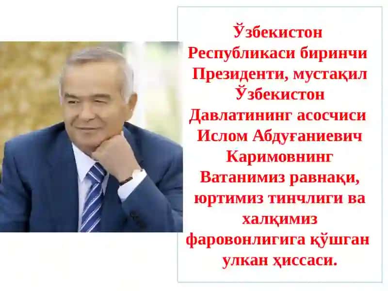 ИсломКаримов-Ўзбекистонистиқлолфалсафасинингасосчиси 2
