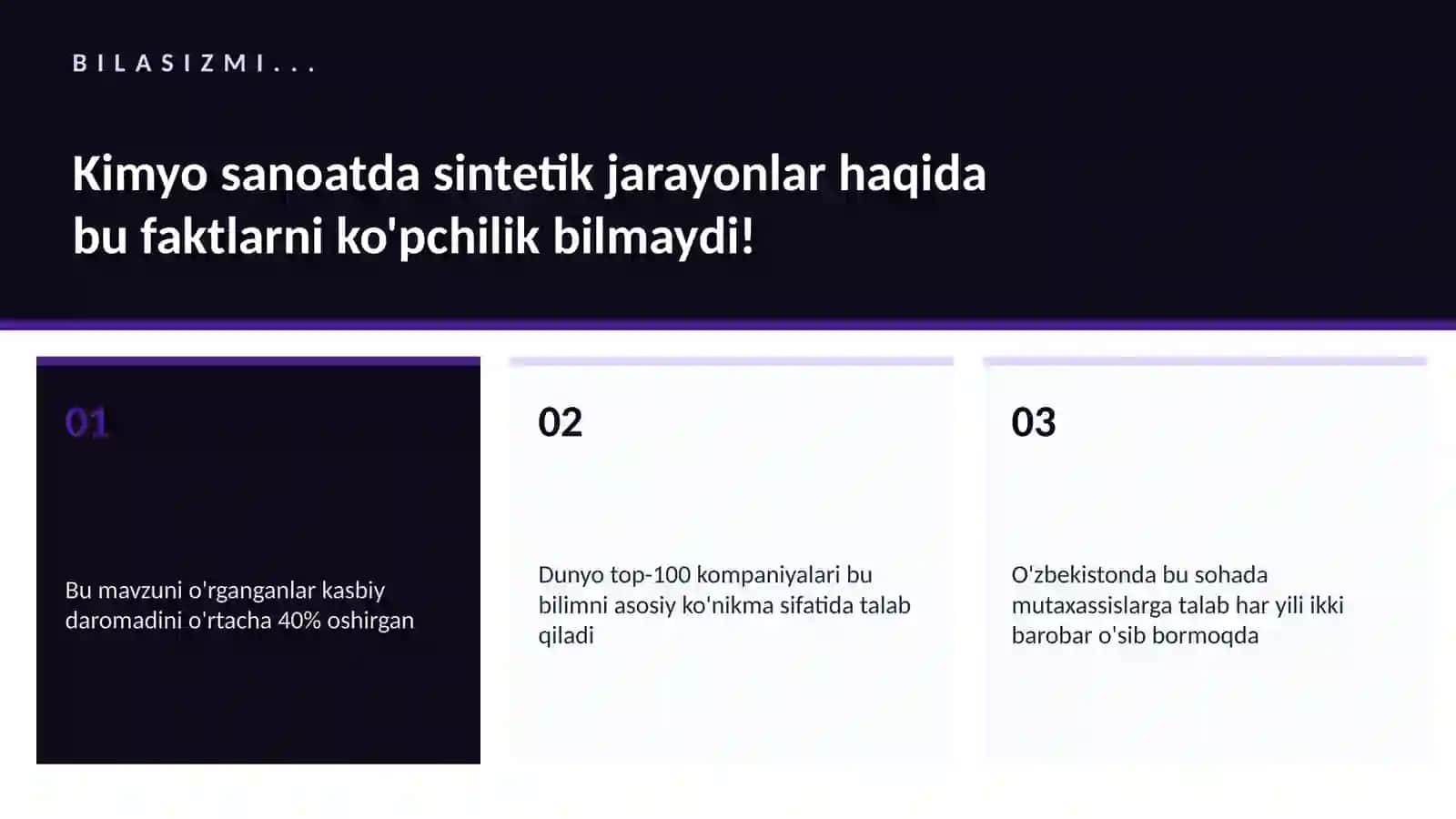 KIMYO SANOATDA SINTETIK JARAYONLAR 2
