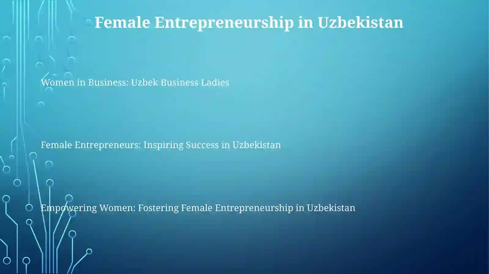 Uzbek Business Ladies 2