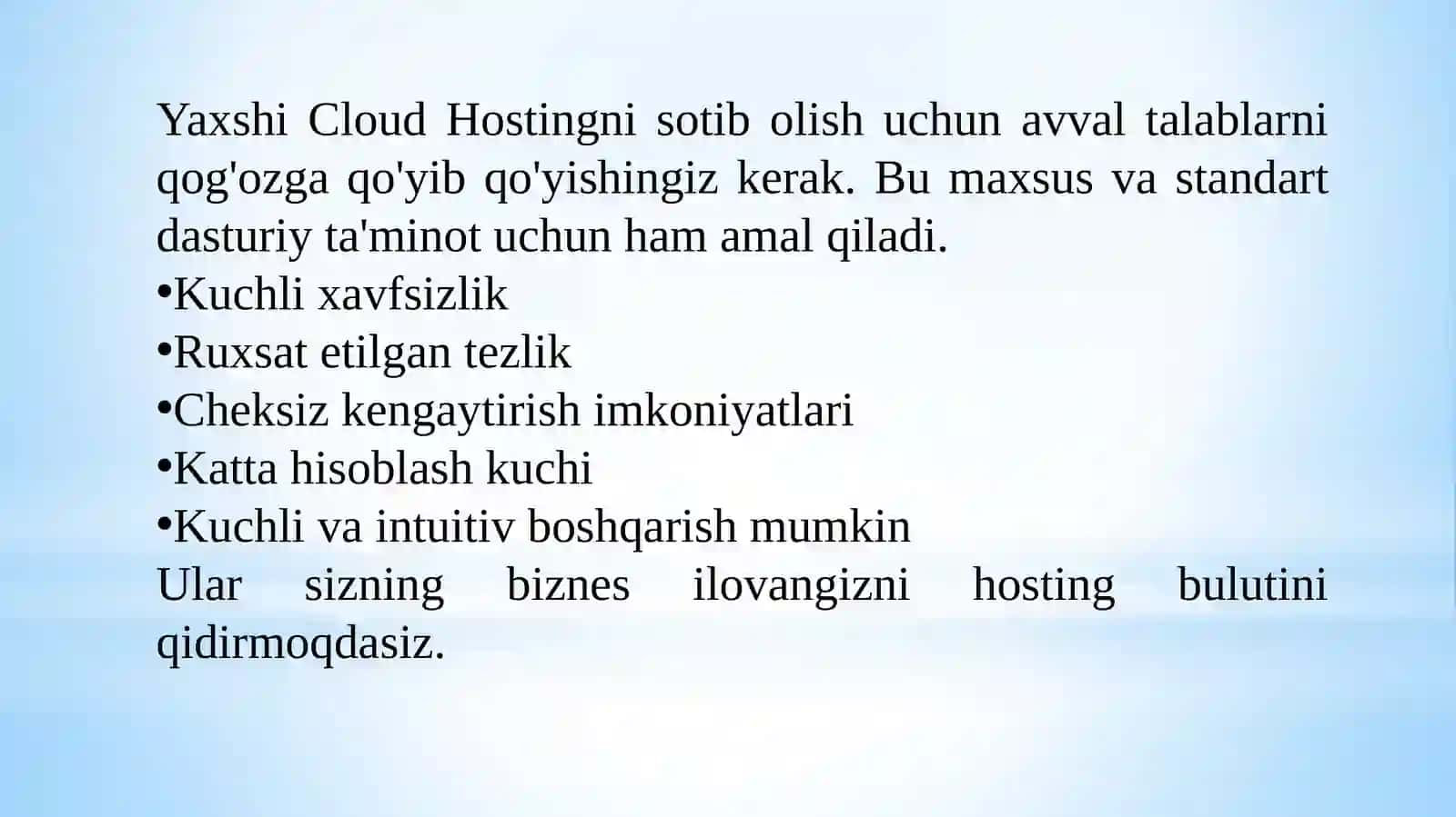 Bulutli  hosting  provayderi 2
