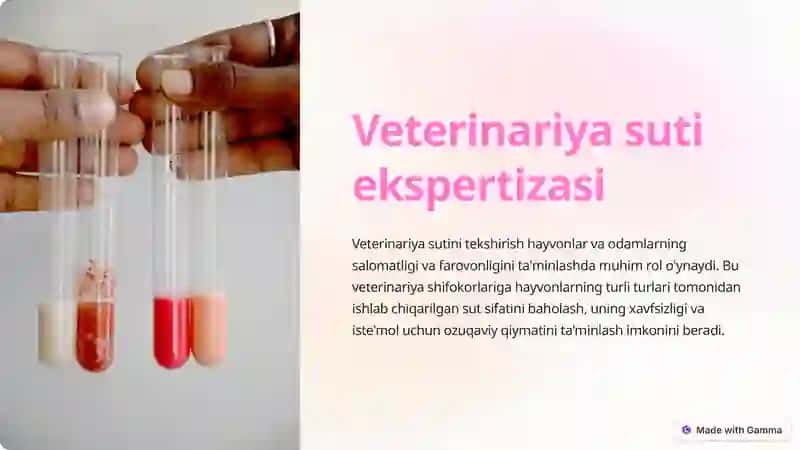 Veterinariya suti ekspertizasi 2