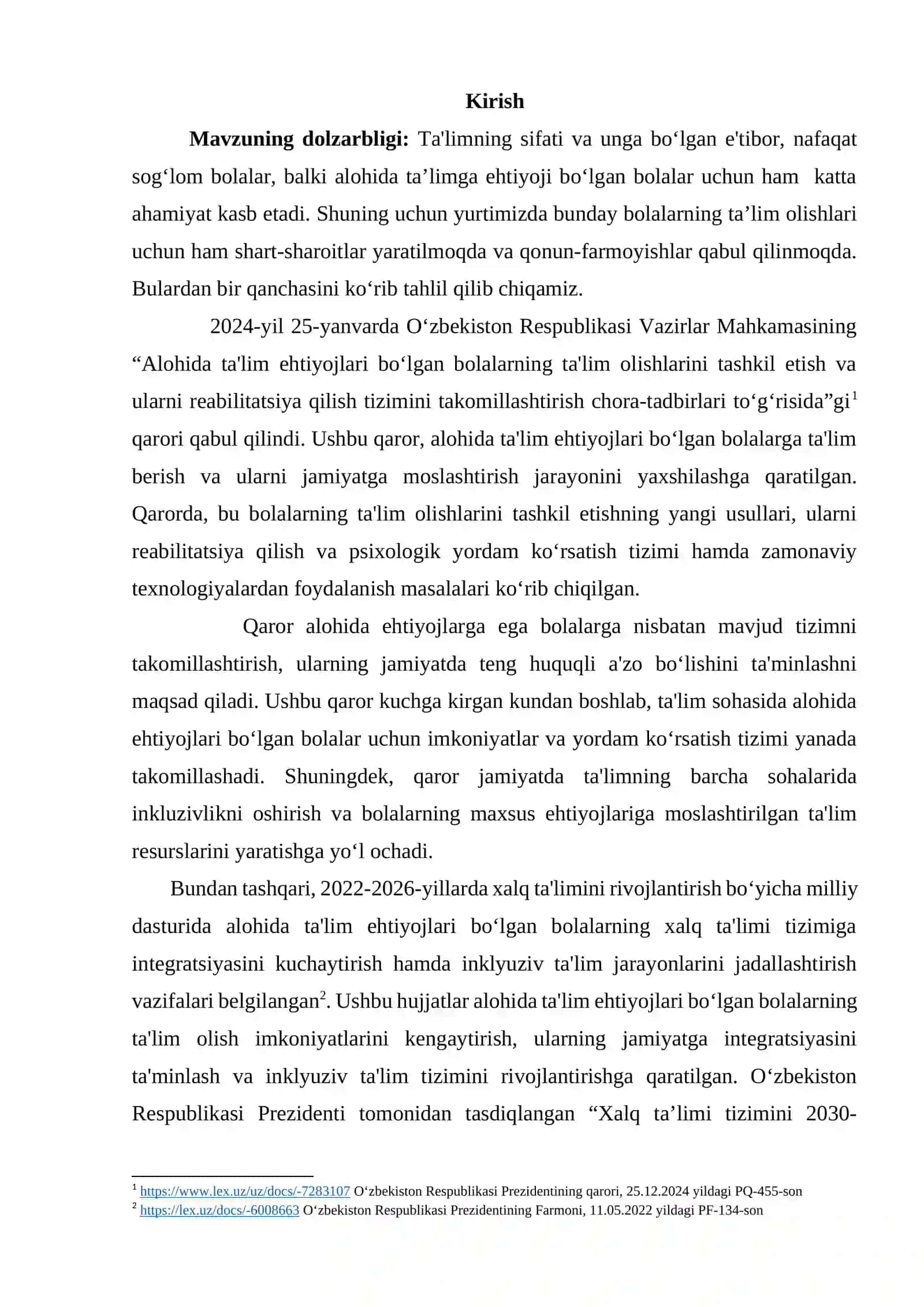 Og‘ir nutq kamchiligiga ega bolalarning ijtimoiy moslashuvida zamonaviy yondashuvlar 2
